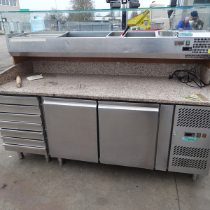 Banco pizza refrigerato usato