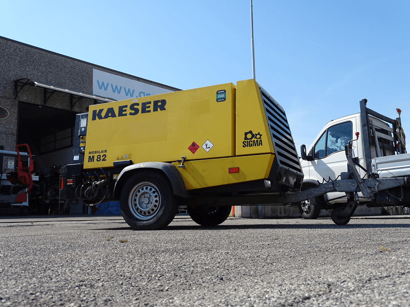 Motocompressore Kaeser M82-1C usato